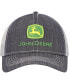 Men's Black John Deere Classic Trucker Adjustable Hat