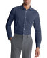 ფოტო #1 პროდუქტის Men's Slim Fit Supima Stretch Long Sleeve Button-Front Shirt