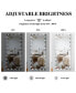 Фото #9 товара Large Hollywood Full Length Mirror with 3 Color Modes