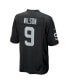 Men's Tyree Wilson Black Las Vegas Raiders 2023 NFL Draft First Round Pick Game Jersey