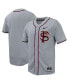 Фото #1 товара Men's Gray Florida State Seminoles Replica Full-Button Baseball Jersey