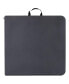 Фото #5 товара 4-Foot Height Adjustable Bi-Fold Dark Gray Plastic Folding Table With Handle