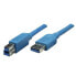 TECHLY ICOC-U3-AB-005-BL 50 cm USB-A To USB-B Cable