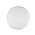 Фото #1 товара Jay Import Alabaster Scallop White With Silver Charger Plate