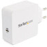 Фото #5 товара StarTech.com USB C Wall Charger - USB C Laptop Charger 60W PD - 6ft/2m Cable - Universal Compact Type C Power Adapter - Dell XPS/Lenovo X1 Carbon/HP EliteBook/MacBook - USB IF/CE Certified - Indoor - AC - 20 V - White