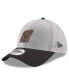 ფოტო #1 პროდუქტის Men's Gray and Black Martin Truex Jr 9FORTY Snapback Adjustable Hat