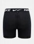 Nike Dri-Fit Essential Microfiber briefs 3 pack in green/black/blue