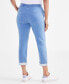 ფოტო #2 პროდუქტის Petite Mid-Rise Pull-On Straight-Leg Jeans, Created for Macy's