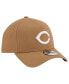 Фото #4 товара Men's Khaki Cincinnati Reds A-Frame 9FORTY Adjustable Hat