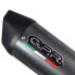 GPR EXHAUST SYSTEMS Furore Poppy Honda CBF 600 S I.E. 07-12 Ref:H.182.FUPO Homologated Oval Muffler