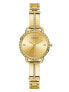 Фото #1 товара GUESS 30MM Watch - Gold-Tone Crystal Accented Petite Bangle Watch GW0022L2