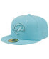 Фото #1 товара Men's Aqua Los Angeles Rams Color Pack 59FIFTY Fitted Hat
