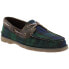 Фото #2 товара Sperry Leeward 2 Eye Cross Plaid Boat Mens Size 9 M Casual Shoes STS21498