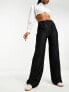 Фото #1 товара ASOS DESIGN premium stretch tailored trouser in mono pinstripe