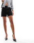 Фото #5 товара Pimkie high waisted tailored shorts in black