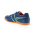 Фото #6 товара Gola Harrier Suede CMA192 Mens Blue Suede Lace Up Lifestyle Sneakers Shoes