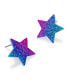 Faux Stone Pavé Star Stud Earrings