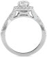 Diamond Halo Engagement Ring (1-3/8 ct. t.w.) in 14k White Gold