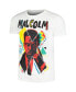 Men's and Women's Malcolm X White '90s Artist Edition T-shirt