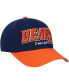 Big Boys Navy, Orange Chicago Bears Shredder Adjustable Hat