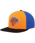 Men's Orange New York Knicks On The Block Snapback Hat