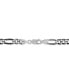 ფოტო #5 პროდუქტის Figaro Link 22" Chain Necklace in Black Ruthenium-Plated Sterling Silver, Created for Macy's