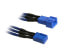 Фото #1 товара BitFenix 3-pin Fan - 90cm - 0.9 m - Male - Female - Blue