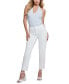 ფოტო #4 პროდუქტის Women's Lucia Sleeveless Wavy-Rib Halter Top