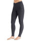 Фото #1 товара Petite SoftKnit Crossover-Waist Leggings