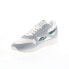 Фото #8 товара Reebok Classic Leather Mens White Suede Lace Up Lifestyle Sneakers Shoes