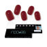 Фото #1 товара Накладные пленки для ногтей NOOVES premium luxe solid #красное полуночное 20 шт