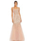 ფოტო #1 პროდუქტის Women's Corset Detailed Embellished Gown