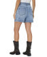 Women's Belted Denim Shorts