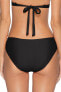 Becca by Rebecca Virtue 292856 Fine Line Rib American Fit Bottoms Black Size LG - фото #2