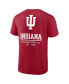 Фото #4 товара Men's Crimson Indiana Hoosiers Game Day 2-Hit T-shirt