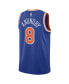 Фото #2 товара Men's and Women's OG Anunoby Blue New York Knicks Swingman Jersey - Icon Edition