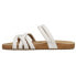 COCONUTS by Matisse Zurie Slide Womens White Casual Sandals ZURIE-100