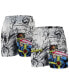 Фото #1 товара Men's White X-Men Cyclops Retro Shorts