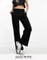 Фото #2 товара ASOS DESIGN Petite slim straight trouser in black