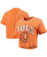 Фото #1 товара Women's Tennessee Orange Tennessee Volunteers Edith Vintage-Like Burnout Crop T-shirt