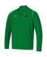 ფოტო #3 პროდუქტის Men's Green Notre Dame Fighting Irish 2021 Sideline Motivate Quarter-Zip Jacket