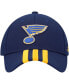 Фото #3 товара Men's Navy St. Louis Blues Locker Room Three Stripe Adjustable Hat