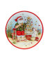 Santa's Wish Melamine 12 Pc. Dinnerware Set, Service for 4