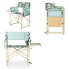 Фото #11 товара by Picnic Time Light Blue Outdoor Directors Folding Chair