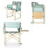 by Picnic Time Light Blue Outdoor Directors Folding Chair