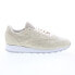 Фото #1 товара Reebok Eames Classic Leather Mens Beige Leather Lifestyle Sneakers Shoes