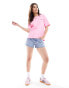 Фото #3 товара Sixth June graphic back t-shirt pink