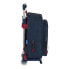Фото #2 товара Школьный рюкзак с колесиками F.C. Barcelona Corporativa Синий Тёмно Бордовый (27 x 33 x 10 cm)