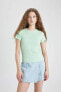 Фото #9 товара Kadın T-shirt K7064az/gn240 Lt.green