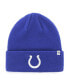 ფოტო #1 პროდუქტის Men's '47 Royal Indianapolis Colts Primary Basic Cuffed Knit Hat